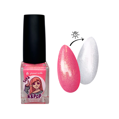 Planet Nails Лак для ногтей флуоресцентный K&PoP SoRa, №260, 10 мл купить