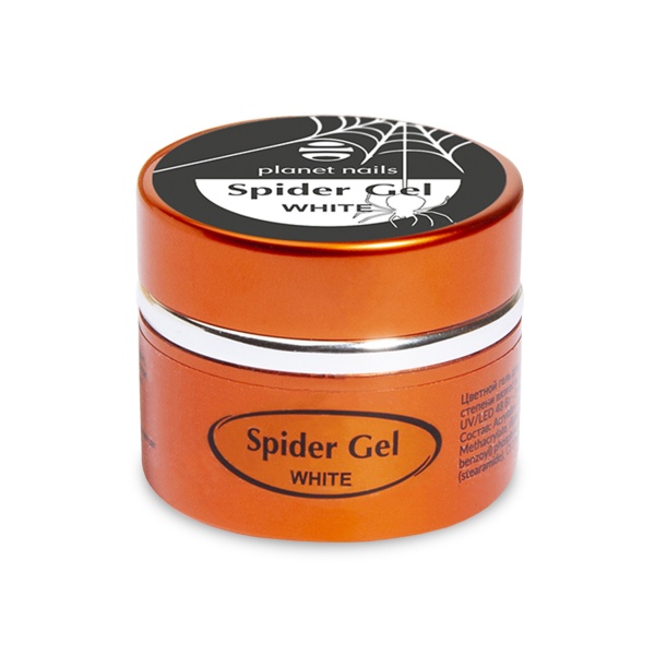 Planet Nails Гель-паутинка Spider Gel, белая, 5 гр купить