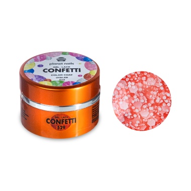 Planet Nails Гель-лак Confetti, №529, 5 мл купить