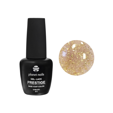 Planet Nails База для гель-лака Prestige Base Potal, №912 Gold, 8 мл купить