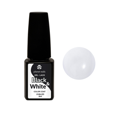 Planet Nails Гель-лак Black & White, №440, 8 мл купить
