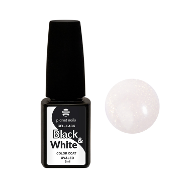 Planet Nails Гель-лак Black & White, №442, 8 мл купить