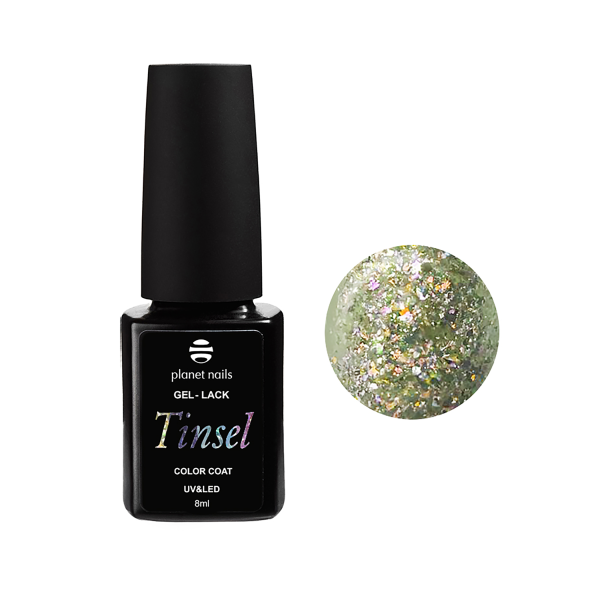 Planet Nails Гель-лак Tinsel, №955, 8 мл купить