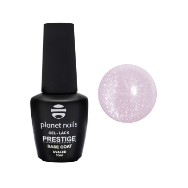 Planet Nails База для гель-лака Prestige Base Shimmer, Flamingo, 10 мл купить