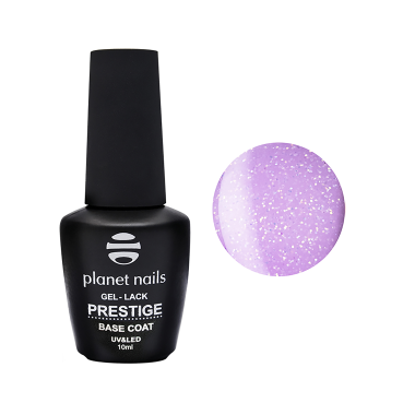 Planet Nails База для гель-лака Prestige Base Shimmer, Lilac, 10 мл купить