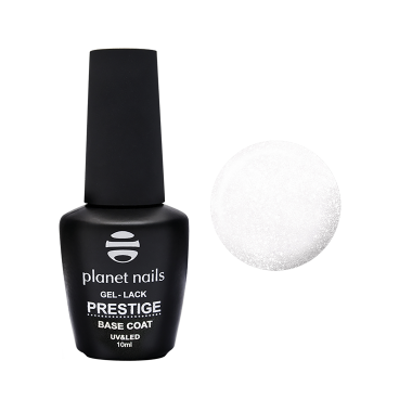 Planet Nails База для гель-лака Prestige Base Shimmer, Milk, 10 мл купить