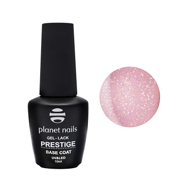 Planet Nails База для гель-лака Prestige Base Shimmer, Natural Pink, 10 мл купить