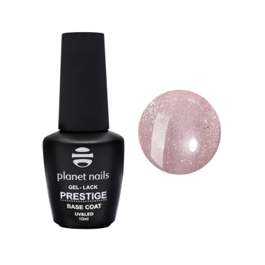 Planet Nails База для гель-лака Prestige Base Shimmer, Peach, 10 мл купить