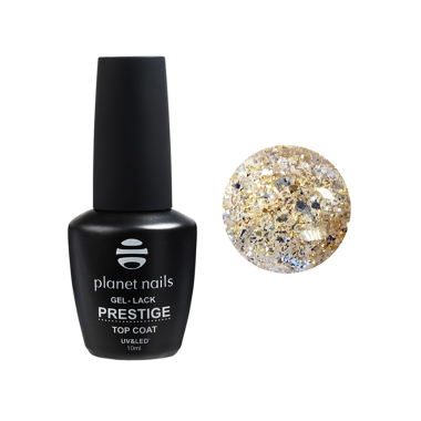 Planet Nails Топ для гель-лака Prestige Top Foil, 10 мл купить