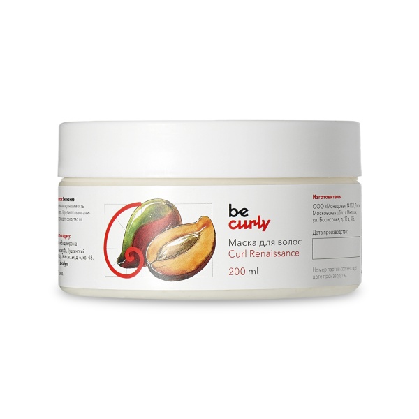 BeCurly Увлажняющая маска для кудрявых волос Curl Renaissance, 200 мл купить