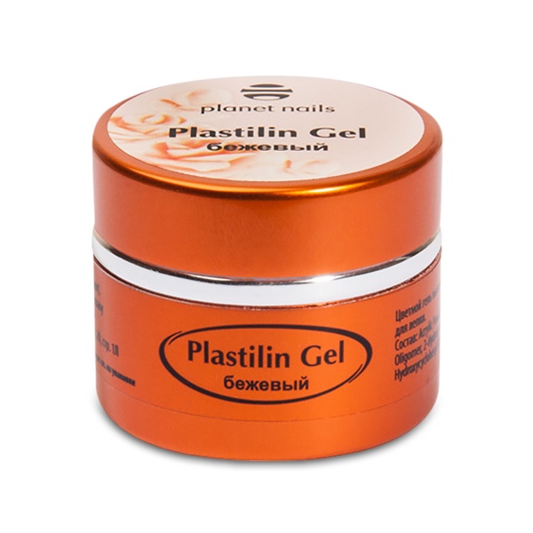 Planet Nails Гель-пластилин Plastilin Gel, бежевый, 5 гр купить
