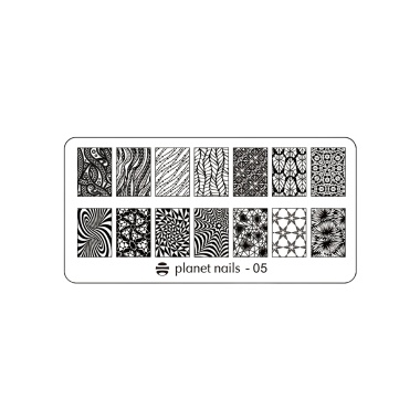 Planet Nails Пластина для Stamping Nail Art, №5 купить