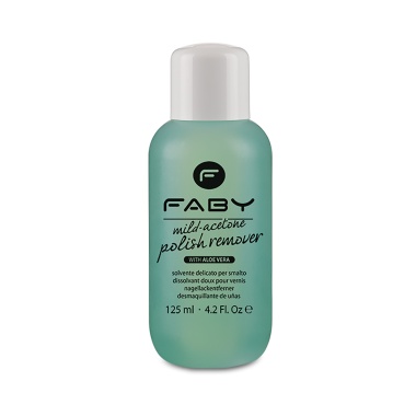 Faby Жидкость для снятия лака с экстрактом Алоэ, с ацетоном Mild Acetone, 125 мл купить