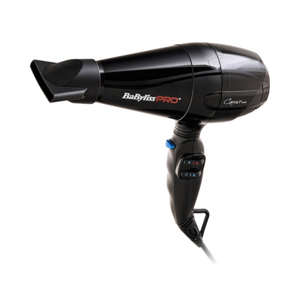 BaByliss Pro Фен Caruso, 2400 Вт, ионизация, 2 насадки, черный купить