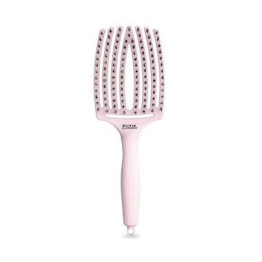 Olivia Garden Щетка для волос Fingerbrush Care Iconic Boar&Nylon Pastel, Pink, L купить