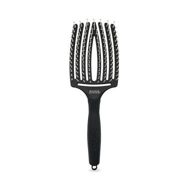 Olivia Garden Щетка для волос Fingerbrush Care Iconic Nylon Bristles, Black, L купить