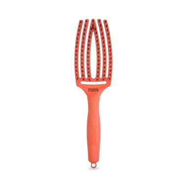 Olivia Garden Щетка для укладки Fingerbrush Care Iconic Boar&Nylon, Orange Dream купить