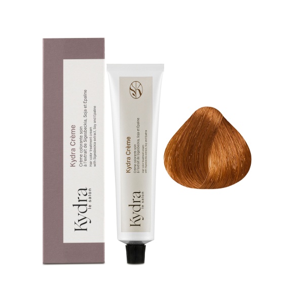 Kydra Le Salon Крем-краска для волос KydraCreme Hair Color Treatment, 7.43 Golden Copper Blonde, 60 мл купить
