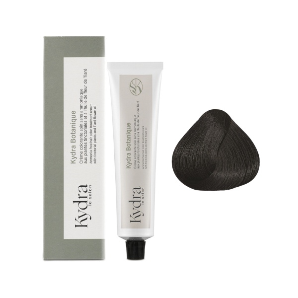 Kydra Le Salon Крем-краска на основе растительных пигментов Botanique Ammonia-Free Hair Color Treatment Cream, 1 Black, 60 мл купить
