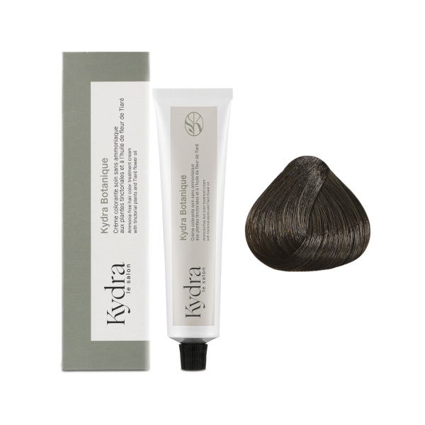 Kydra Le Salon Крем-краска на основе растительных пигментов Botanique Ammonia-Free Hair Color Treatment Cream, 5/71 Light Chestnut Ash Brown, 60 мл купить