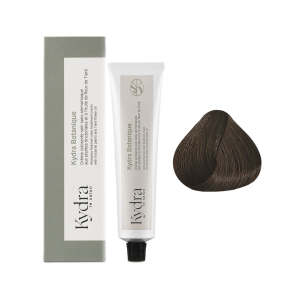 Kydra Le Salon Крем-краска на основе растительных пигментов Botanique Ammonia-Free Hair Color Treatment Cream, 6/75 Dark Chestnut Mahogany Blonde, 60 мл купить