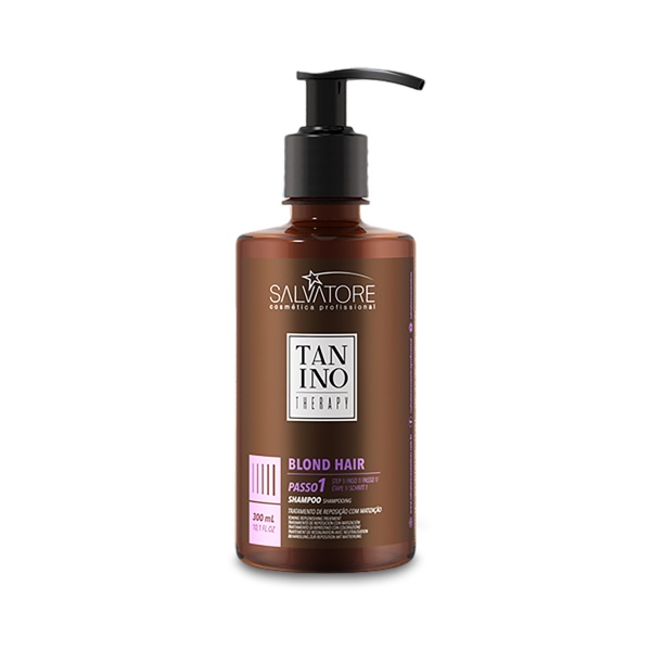 Salvatore Шампунь для светлых волос с тонирующим эффектом Шаг 1 Tanino Therapy Blond Hair Toning Replenishing Treatment, 300 мл купить