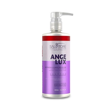 Salvatore Шампунь для питания и цветокоррекции обесцвеченных волос Angelux Nutrition And Color Correction Anti Polution System, 480 мл купить