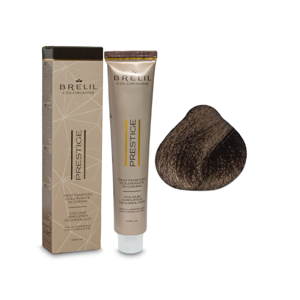 Brelil Professional Краска для волос Colorianne Prestige, 5/18 светлый шатен шокоайс, 100 мл купить