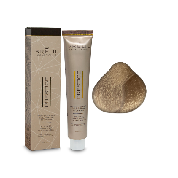 Brelil Professional Краска для волос Colorianne Prestige, 100/0 суперосветлитель натуральная платина, 100 мл купить