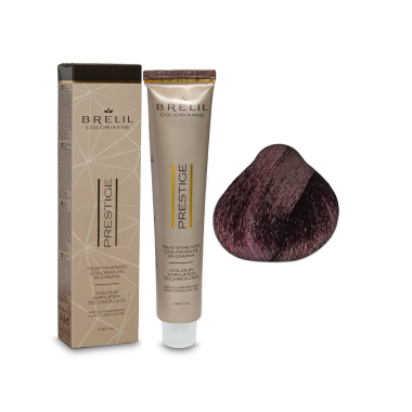 Brelil Professional Краска для волос Colorianne Prestige, 5/77 светлый интенсивно-фиолетовый шатен, 100 мл купить