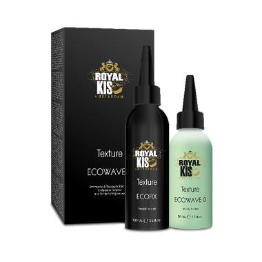 Kis Набор для био-завивки Royal EcoWave, №0 - для жестких и трудноподдающихся волос, состав 80 мл + фиксаж 100 мл купить