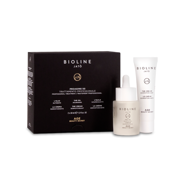 BioLine Jato Набор Age: масло питательное антивозрастное The Oil Nourishing и крем нежный регенерирующий The Cream Dermofondant, 2 шт x 30 мл купить