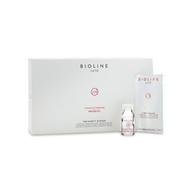 BioLine Jato Пудра эксфолирующая 9 трав + эксфолиатор гель-бустер 9 Herbs Powder Dual Action Exfoliator + Α & Β Peel Exfoliating Booster Gel, 10 шт x 10 гр, 10 шт x 15 мл купить