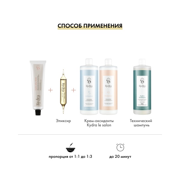 Kydra Le Salon Стойкий тонирующий глосс-гель Ammonia-Free Coloring Jelly Gloss, 10-3/, 60 мл купить
