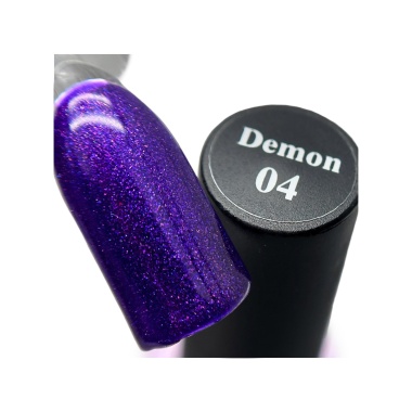 Solalove Гель-лак с шиммером Demon, 04, 10 мл купить