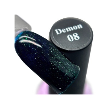 Solalove Гель-лак с шиммером Demon, 08, 10 мл купить