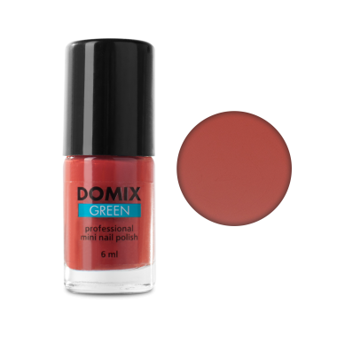 Domix Green Professional Лак для ногтей мини, M 1574 Vermil-lion, 6 мл купить