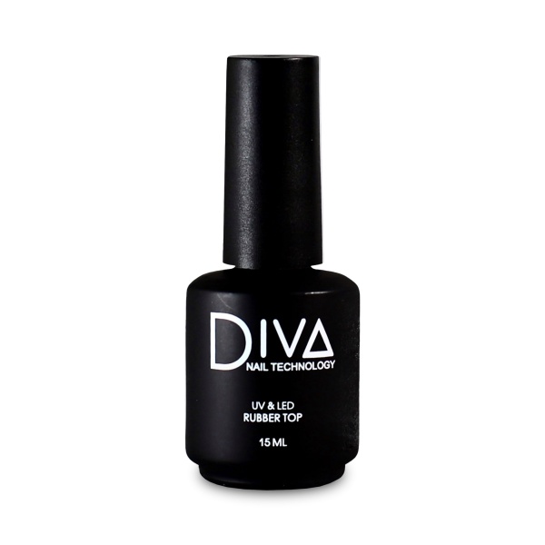 Diva Топ для гель-лака Rubber Top, 15 мл купить