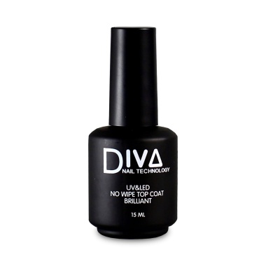 Diva Топ для гель-лака без липкого слоя Top Brilliant, 15 мл купить