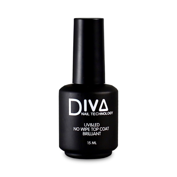 Diva Топ для гель-лака без липкого слоя Top Brilliant, 15 мл купить