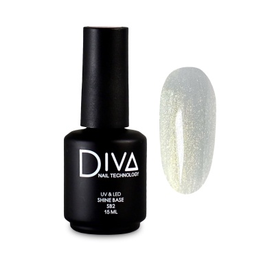 Diva База для гель-лака с шиммером Shine Base, SB1, 15 мл купить