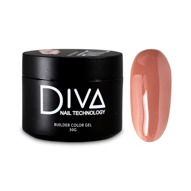 Diva Гель средней вязкости Builder Gel, Almond Cream, 30 мл купить
