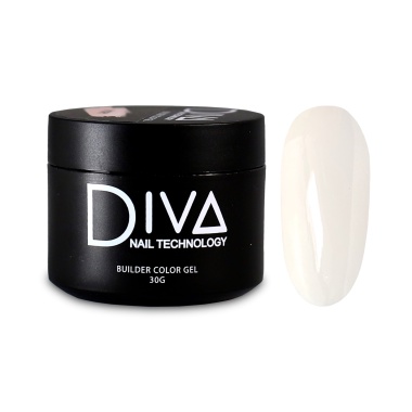 Diva Гель средней вязкости Builder Gel, Cloudy, 30 мл купить