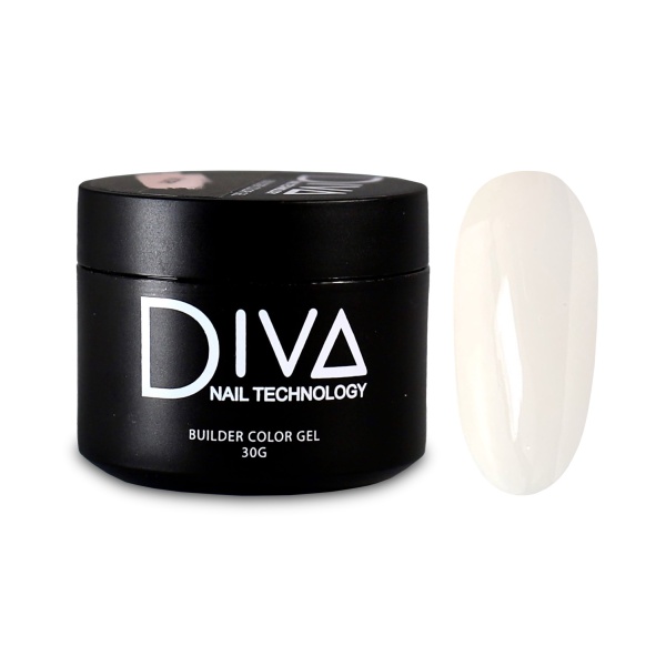 Diva Гель средней вязкости Builder Gel, Cloudy, 30 мл купить