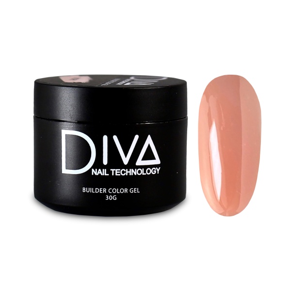 Diva Гель средней вязкости Builder Gel, Rose, 30 мл купить