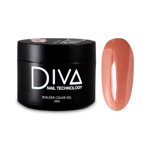 Diva Гель средней вязкости Builder Gel, Brandy, 30 мл купить