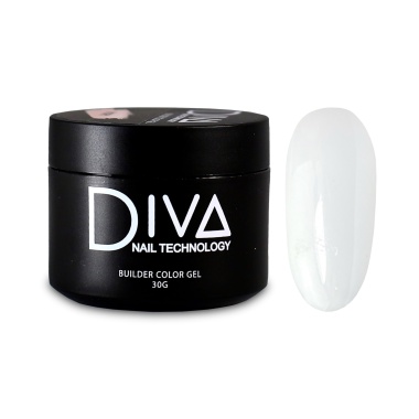 Diva Гель средней вязкости Builder Gel, Ivory White, 30 мл купить