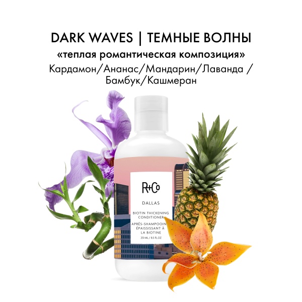 R+Co Кондиционер с биотином для объема Даллас Dallas Biotin Thickening Conditioner, 251 мл купить