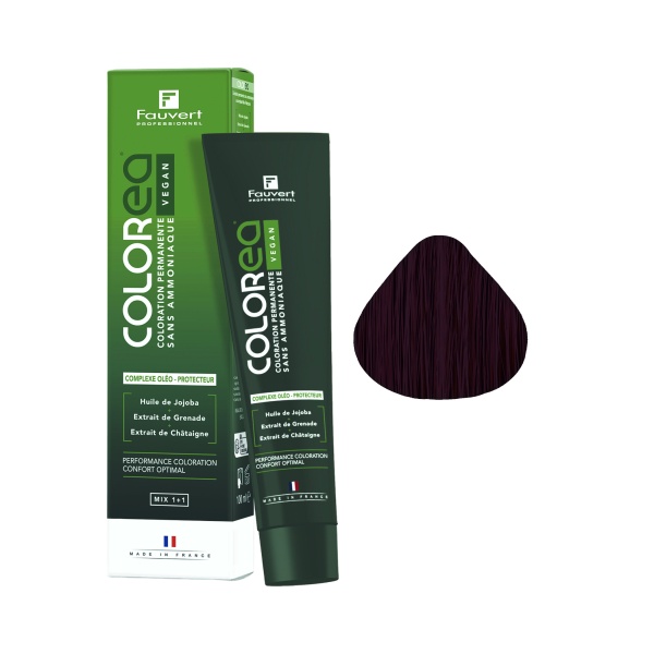 Fauvert Professionnel Перманентный краситель без аммиака Colorea, 5/5 светлый шатен махагоновый, 100 мл купить