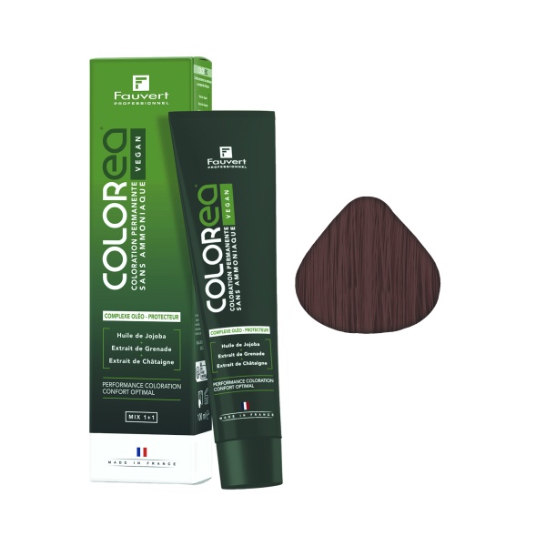 Fauvert Professionnel Перманентный краситель без аммиака Colorea, 5/71 светлый шатен каштановый пепельный, 100 мл купить